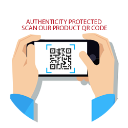 Authenticity protected scan our product QR code