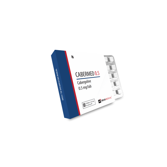 Cabermed 0.5 product packaging