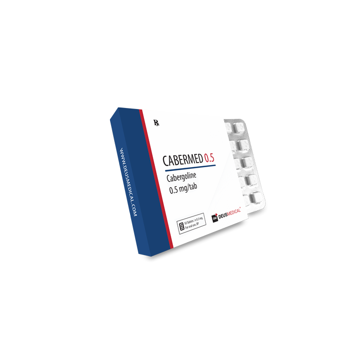 Cabermed 0.5 product packaging